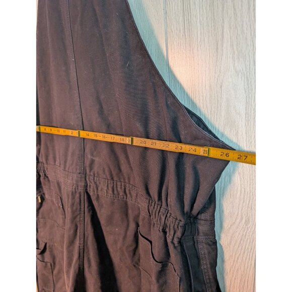 Berne Heritage Insulated Duck Bib Overall Men 4XL Reg B415BK 62 Waist Distressed - Picture 9 of 11